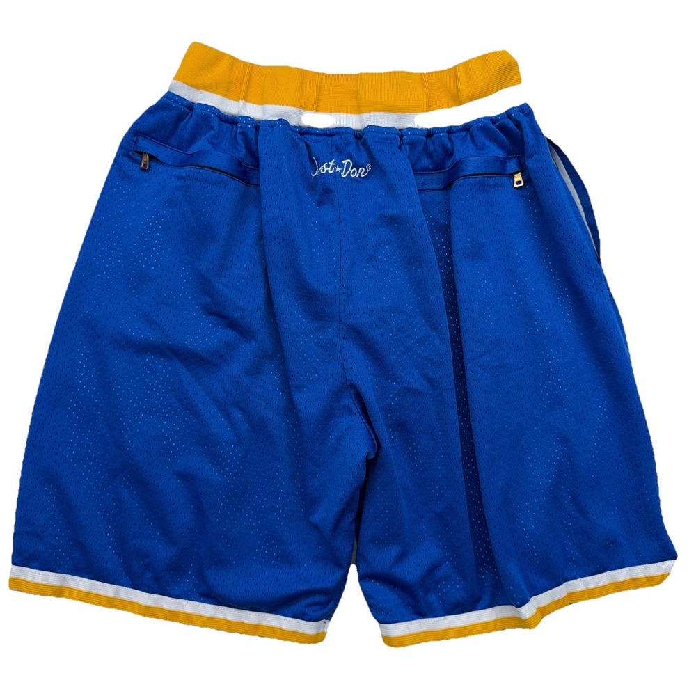 Just Don Indiana Pacers Basketball Shorts XL Made in USA Mesh Rare - Picture 2 of 11